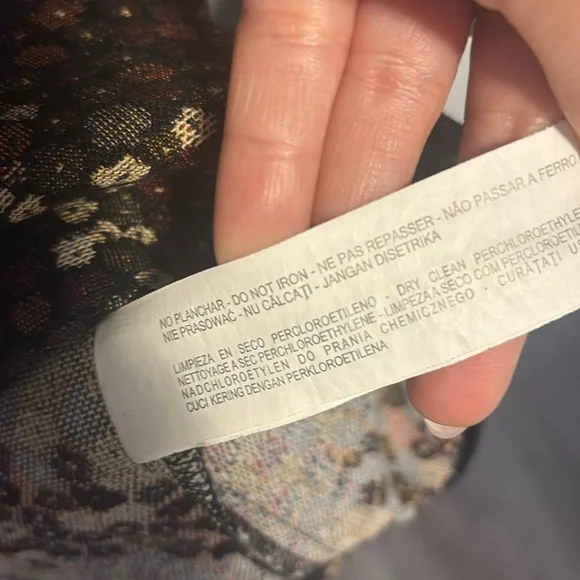 ZARA Multicolor Patterned Mini Dress - Picture 12 of 16